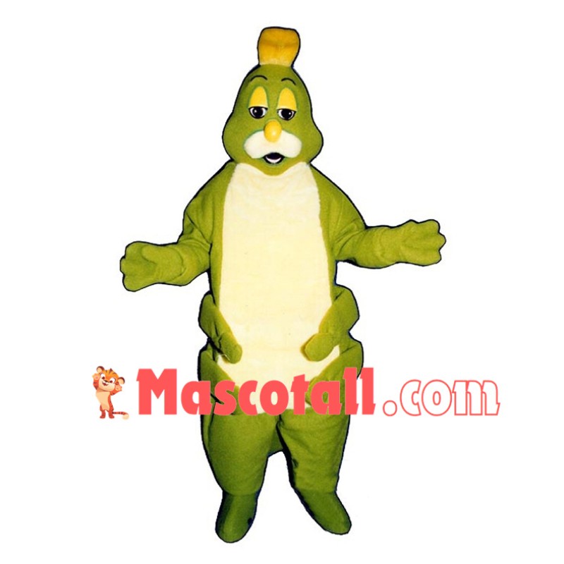 Cartoon Old Caterpillar Mascot Costume