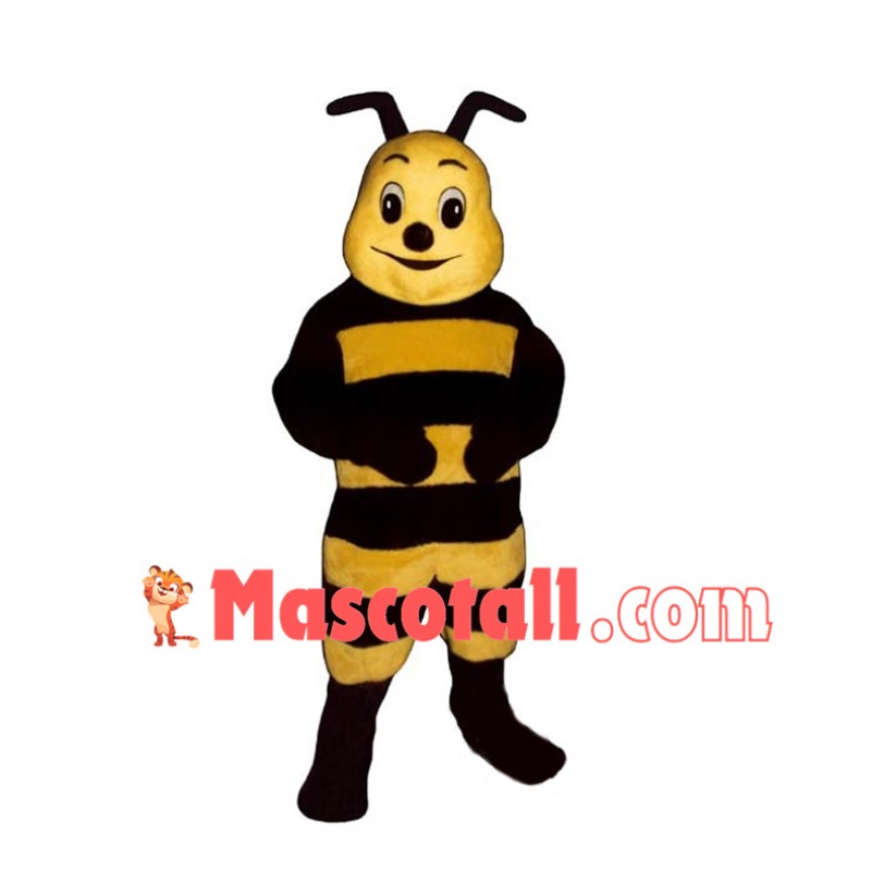 Adult Cartoon Honeybee Mascot Costume 