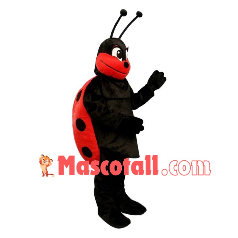 Adult Cartoon Lola Ladybug Mascot Costume