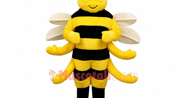 Intellectual Bee Mascot Costume