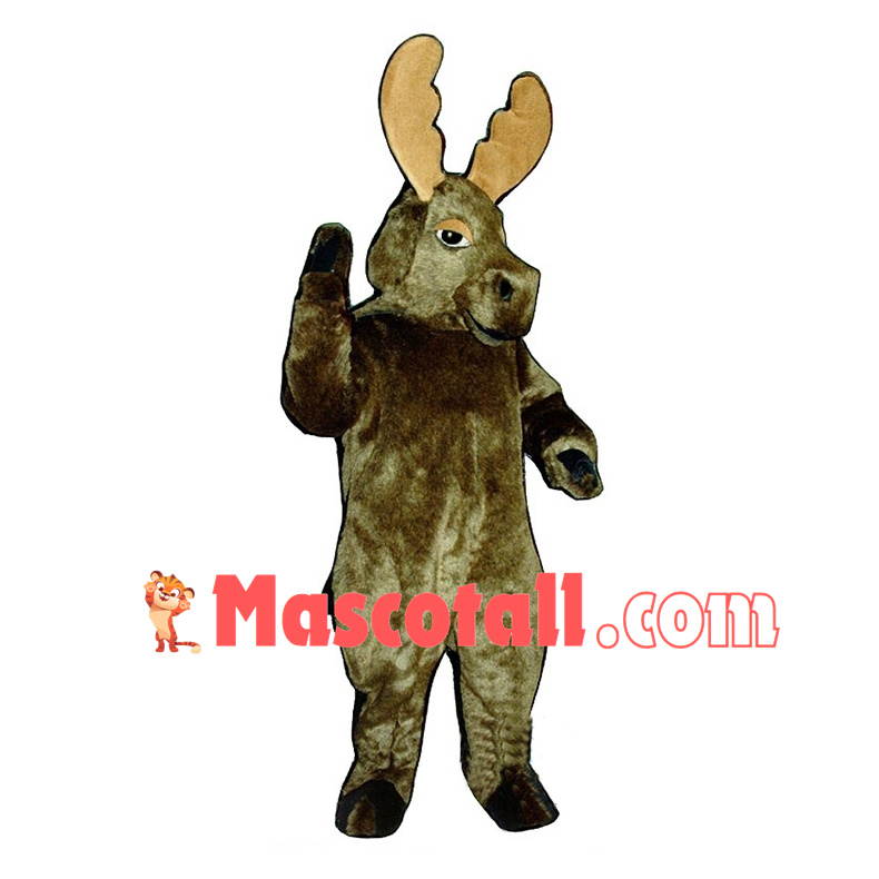 Brown Moose Lightweight Mascot Costume 