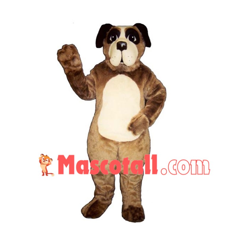 St Bernard Dog Mascot Adult Costume 