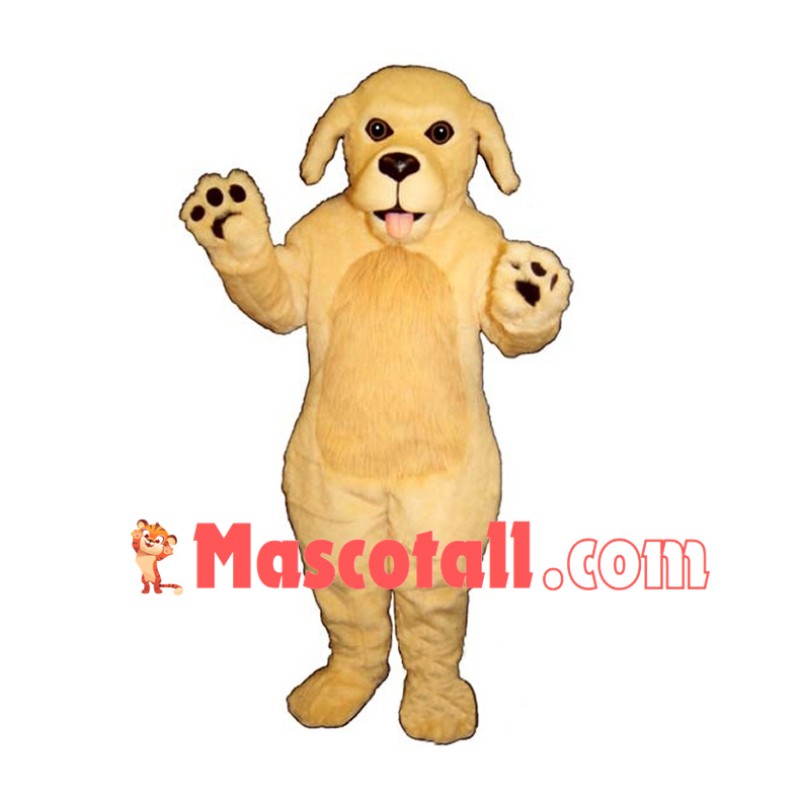 Lovely Blonde Dog Mascot Adult Costume 