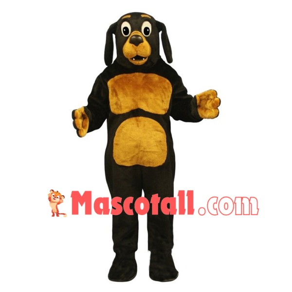 Dobie Puppy Mascot Adult Costume 