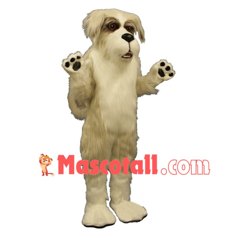 Fluffy Dog Mascot Adult Costume 