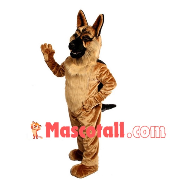 German Shepard Dog Mascot Adult Costume 