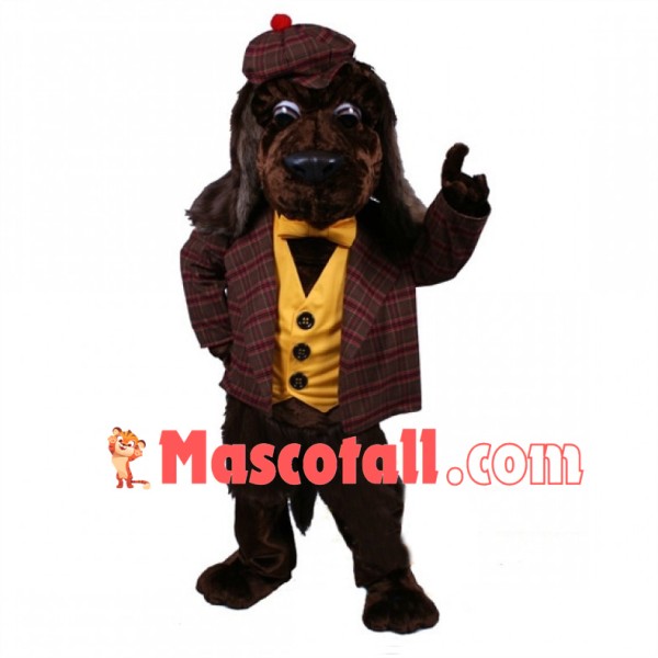 Gentleman Hound Mascot Costume 