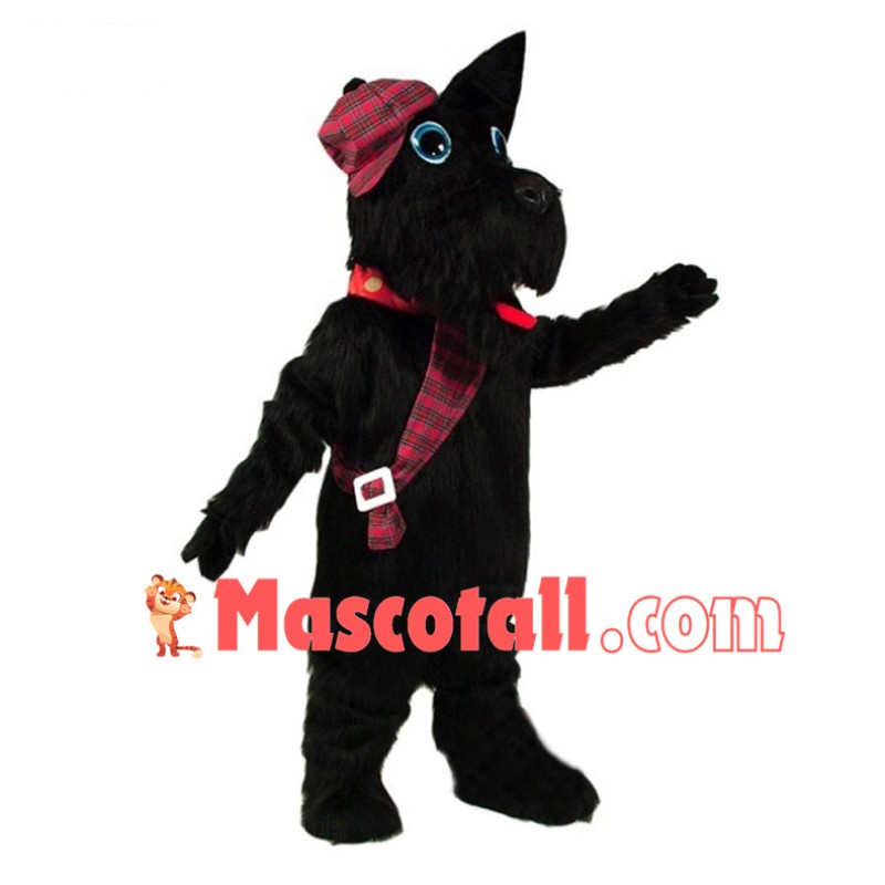 Scottish Terrier Dog Mascot Costume 