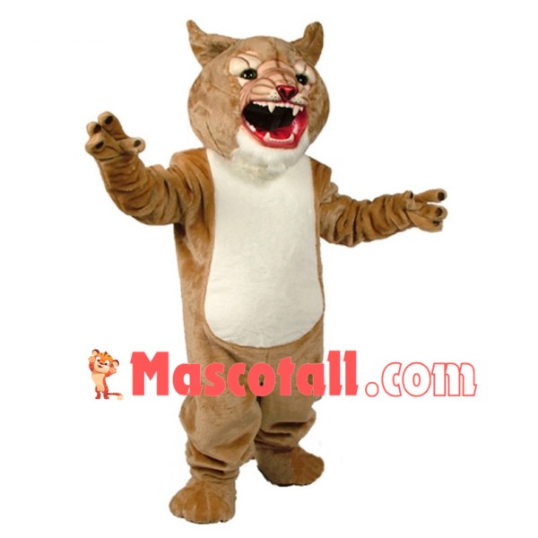 Scary Cougar Mascot Costume 