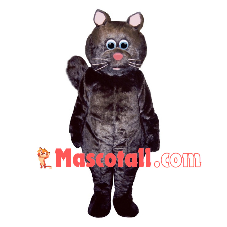 Black Kitten Mascot Costume 