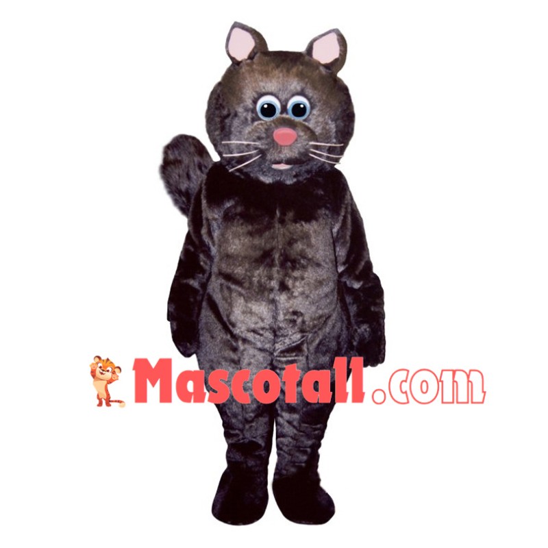 Black Kitten Mascot Costume 