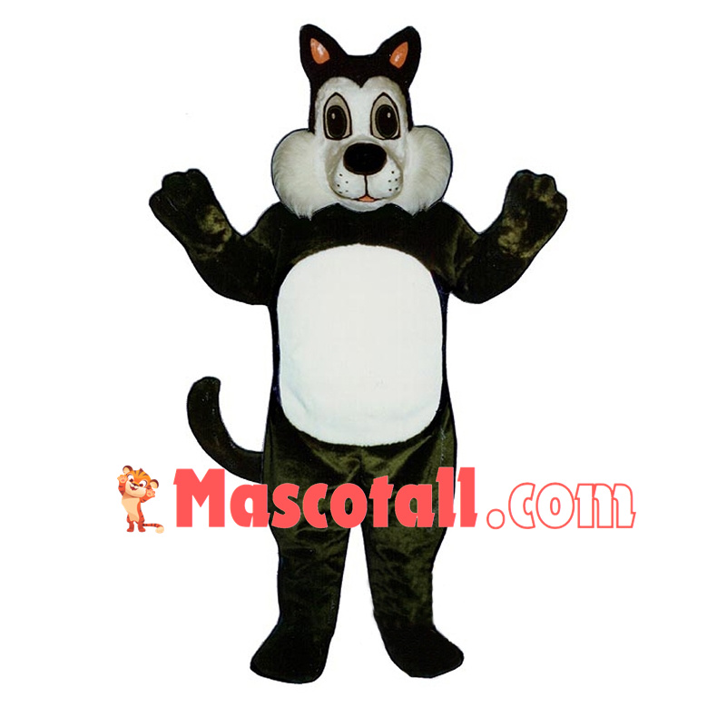 Adorable Black Cat Mascot Costume 