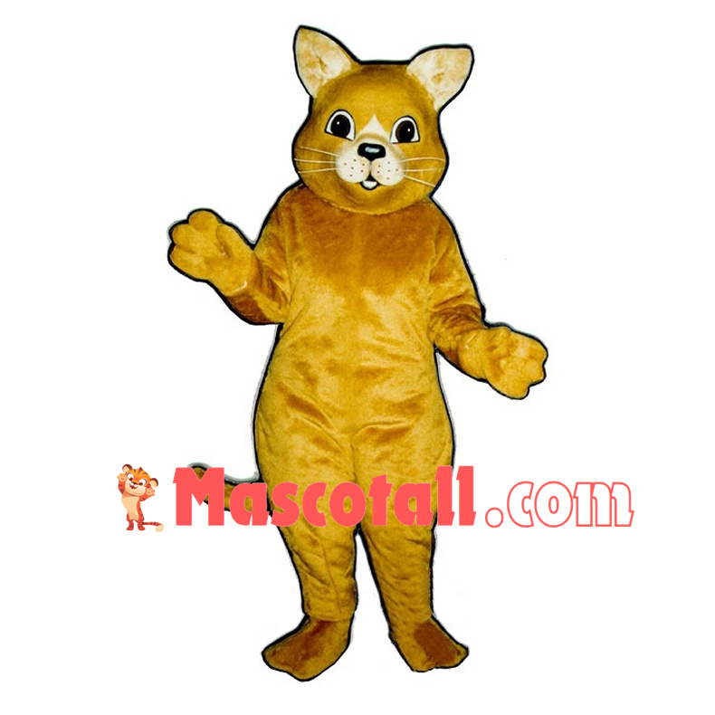 British Golden Kitten Mascot Costume 