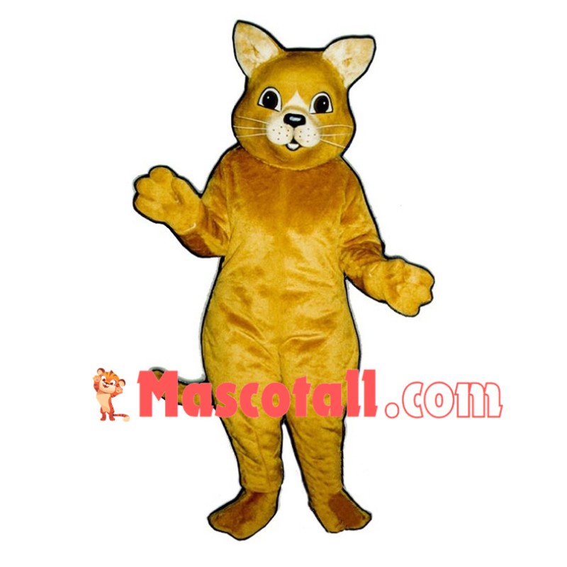 British Golden Kitten Mascot Costume 