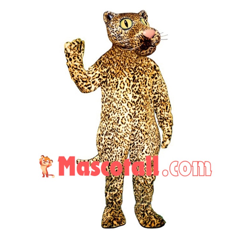 2nd Version Of Leopard Mascot Adult Costume 