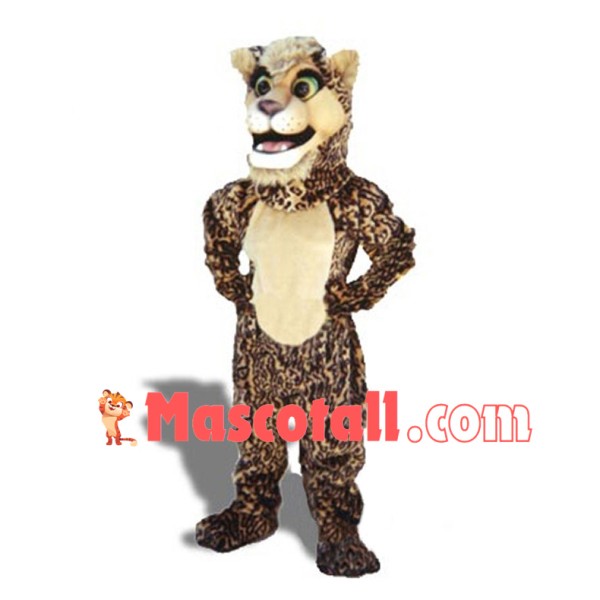 Little Cheetah Animal Mascot Adult Costume 