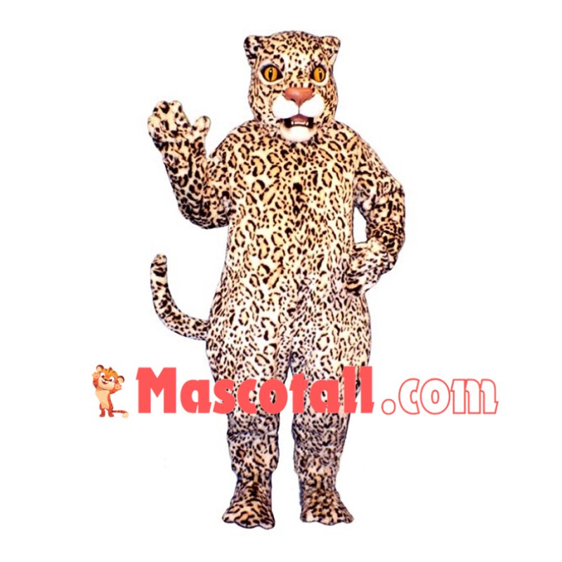 Fierce Leopard Mascot Adult Costume 