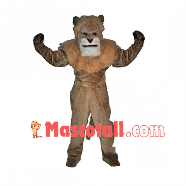 Power Lion Mascot Costume 