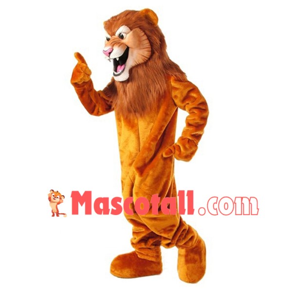 Roaring Lion Mascot Adult Costume 