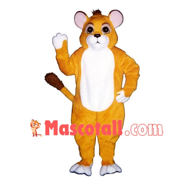 Lion Cub Mascot Adult Costume 