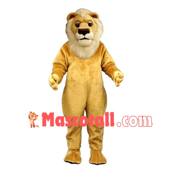 Yellow Lion Mascot Costume 