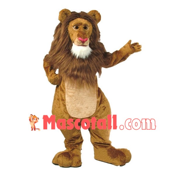 Wally Lion Mascot Costume 