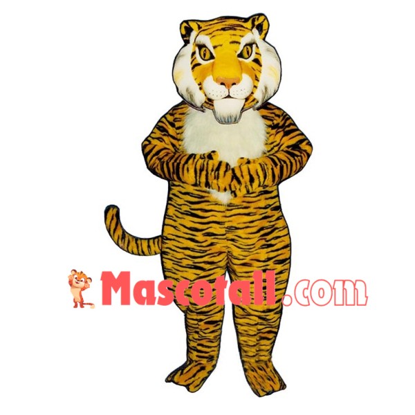 Old Tiger Mascot Costume 