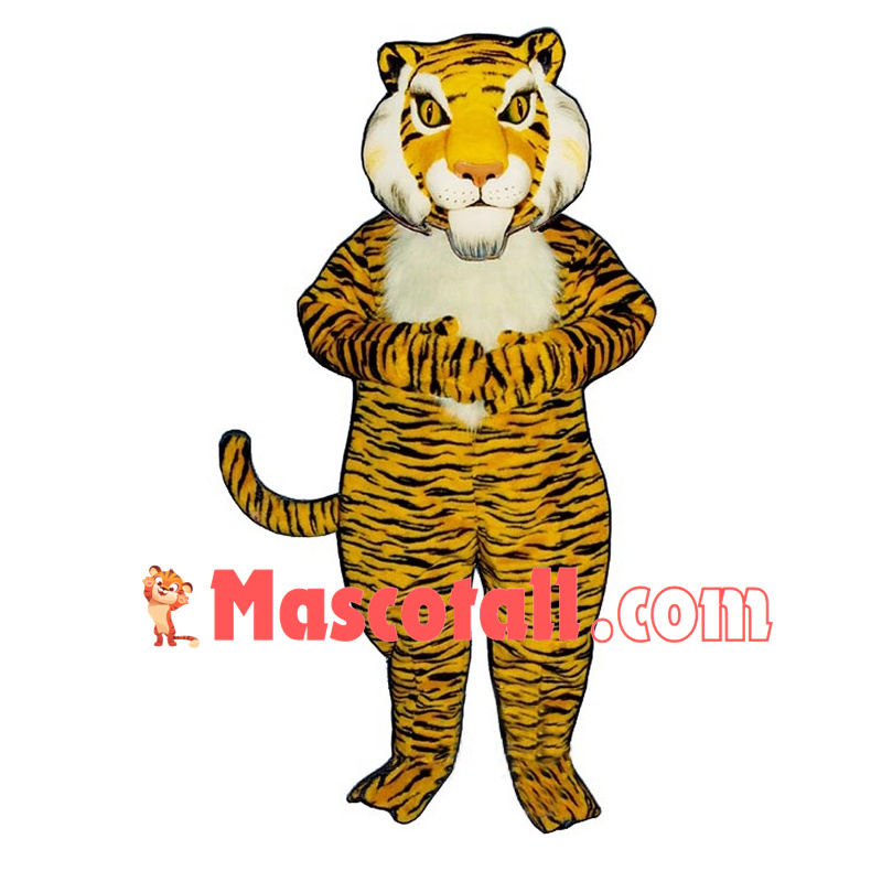 Old Tiger Mascot Costume 