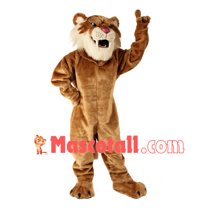 Sabre-toothed Cat Mascot Costume 