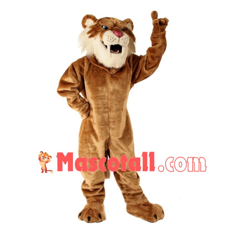 Sabre-toothed Cat Mascot Costume 