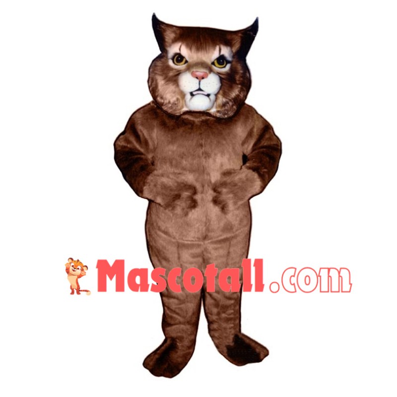 Brown Wildcat Mascot Costume 