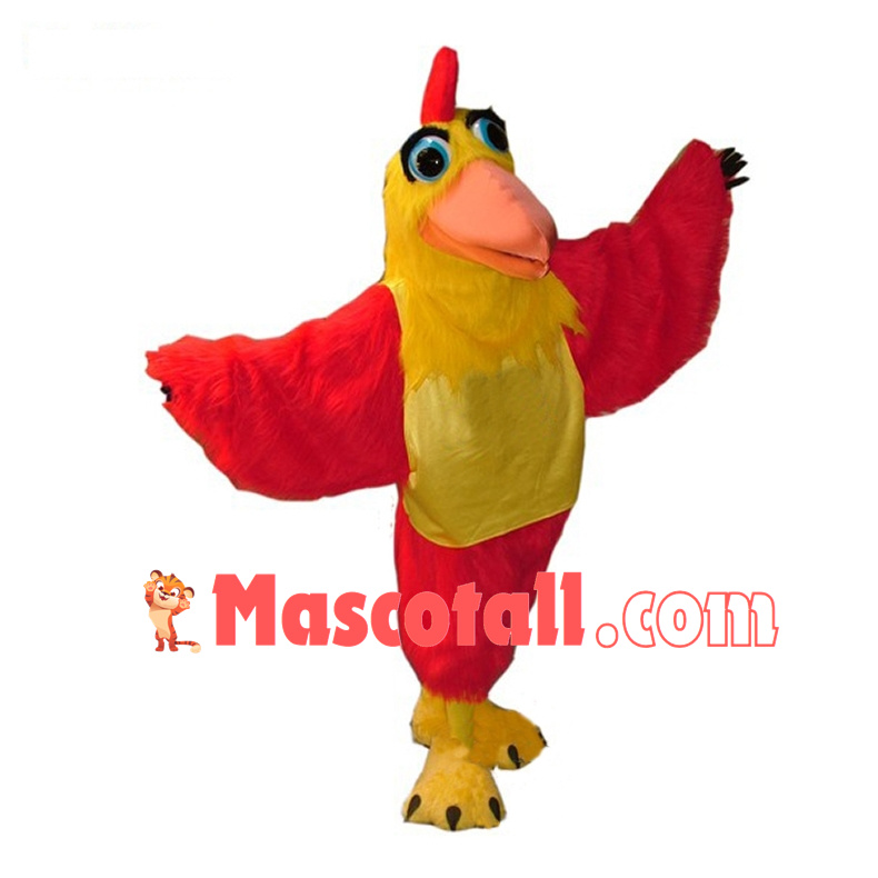 Fried Chicken Mascot Costume 