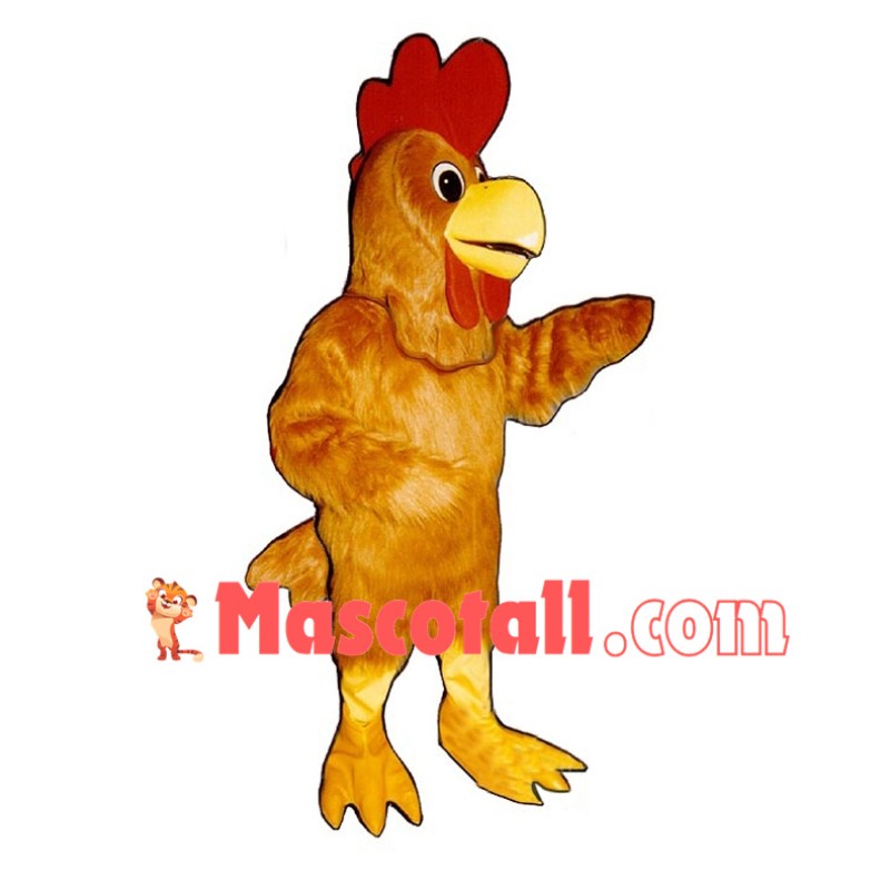 Brown Hen Mascot Costume 