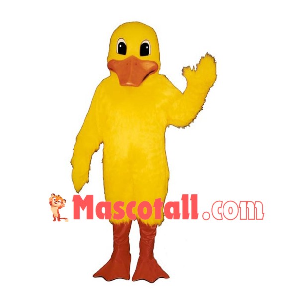 Dudley Duck Mascot Costume 