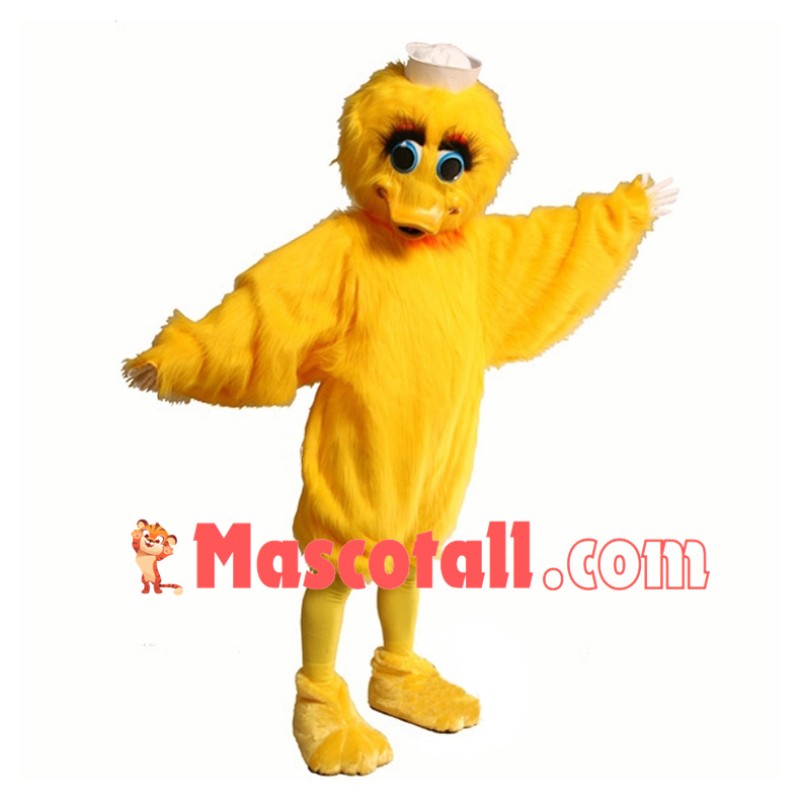 Sailor Little Duck Long Fur Mascot Costume 