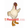 White Turkey Mascot Costume