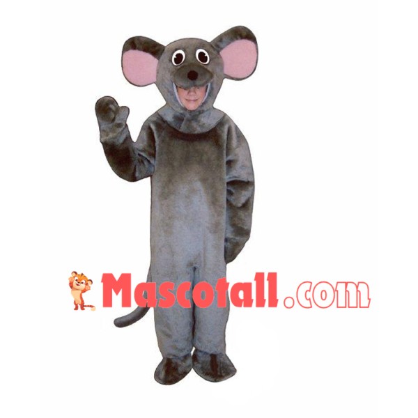Grey Mouse Mascot Costume 