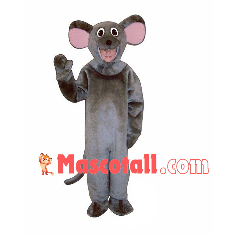 Grey Mouse Mascot Costume 
