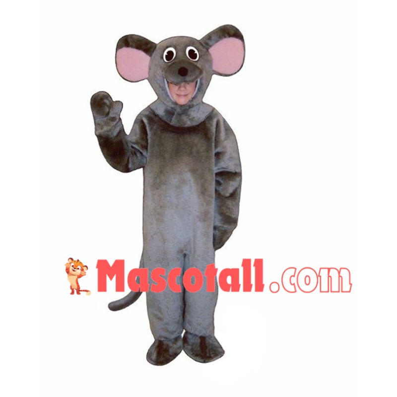 Grey Mouse Mascot Costume 
