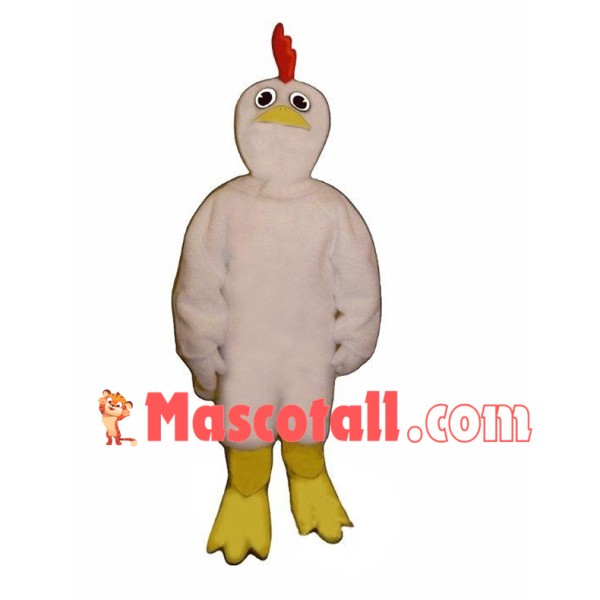 White Chicken Mascot Costume	