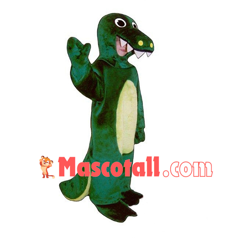 Green Crocodile Mascot Costume	