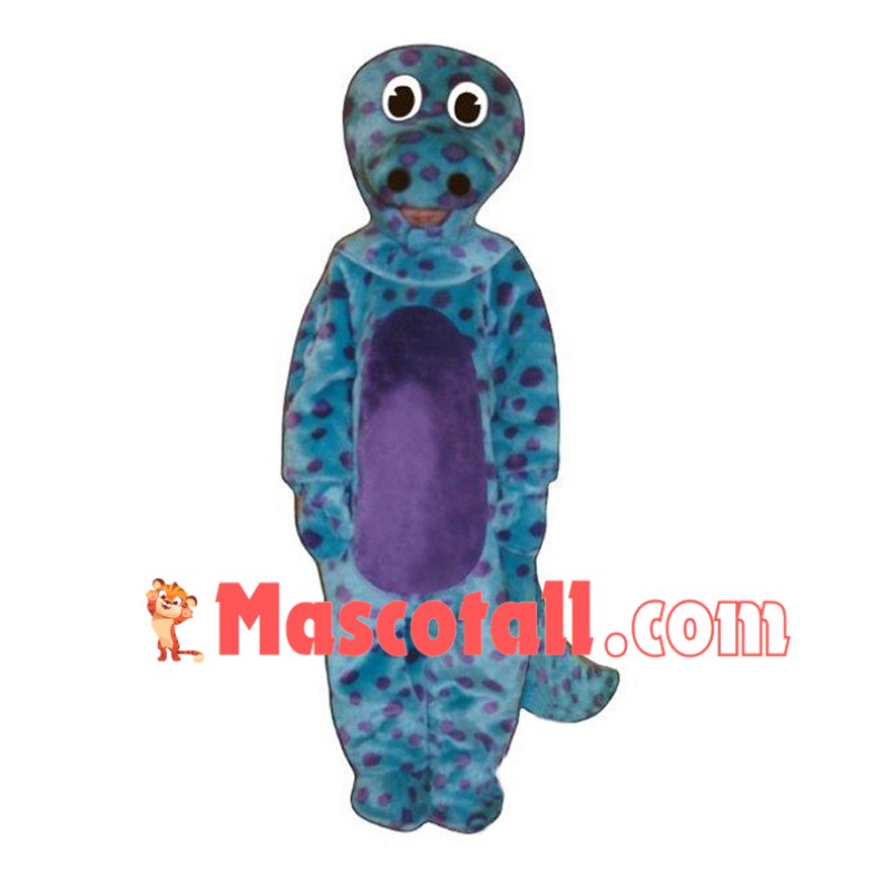 Blue Dinosaur Mascot Costume	