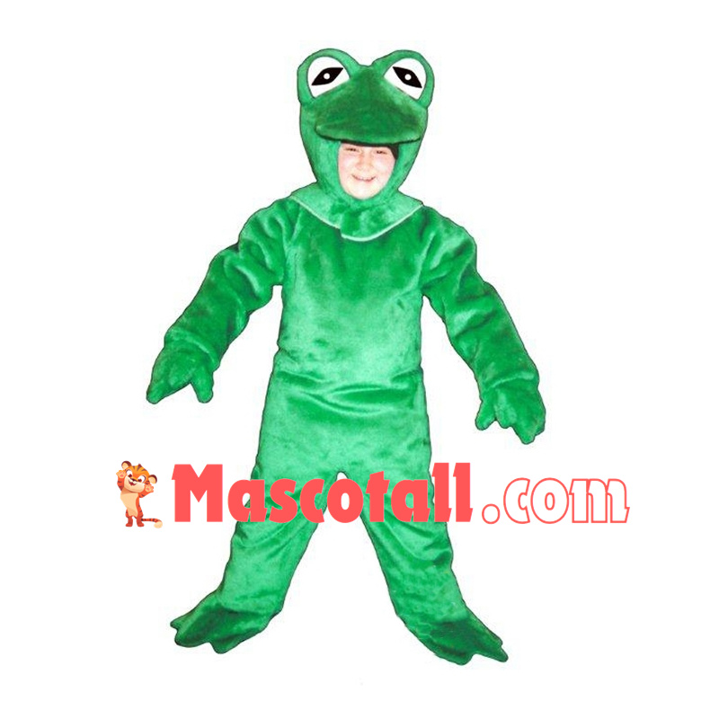 Green Frog Mascot Costume	