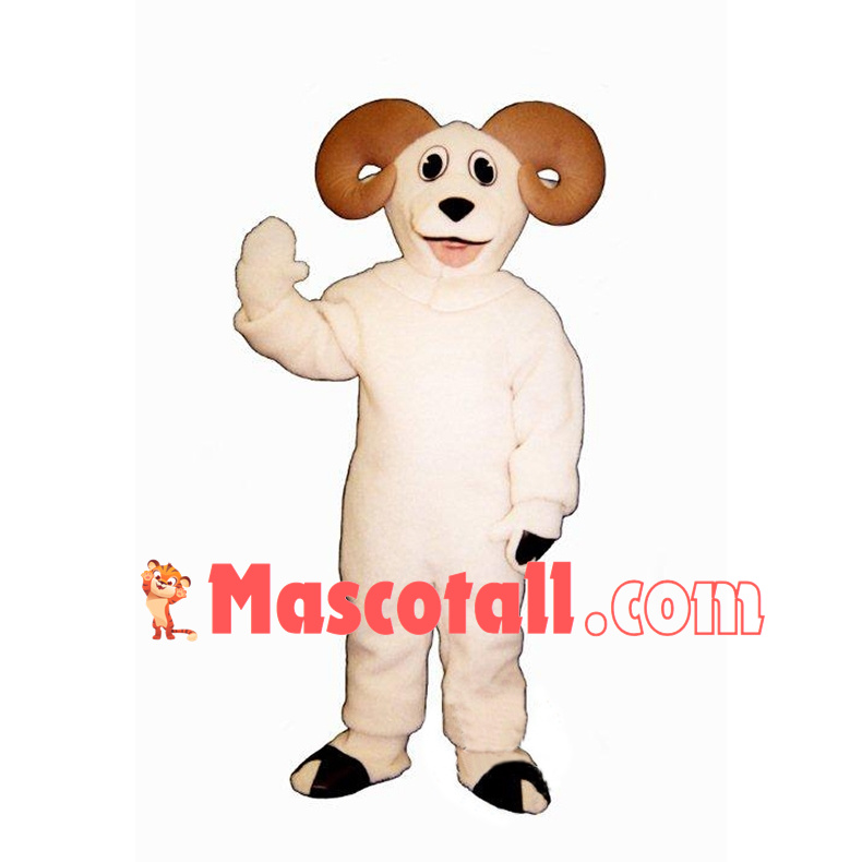 White Ram Animal Mascot Costume	