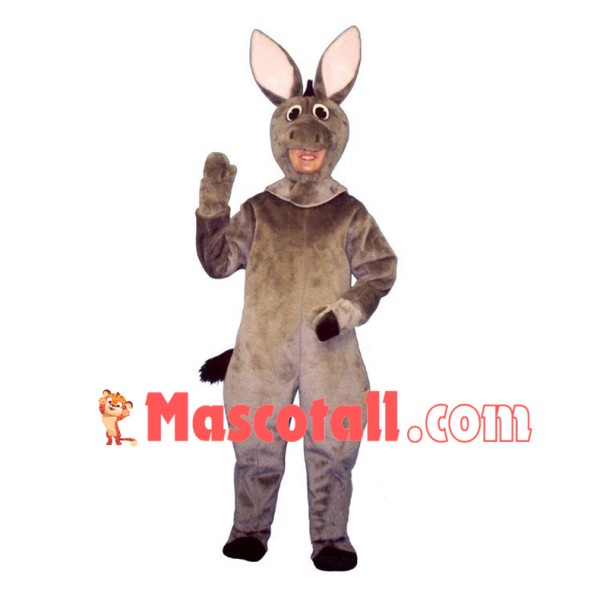 Gray Donkey Mascot Costume	
