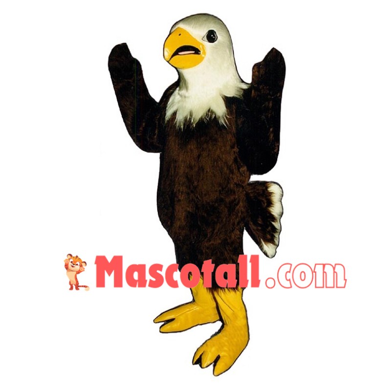 Bald Eagle Long Fur Mascot Costume	