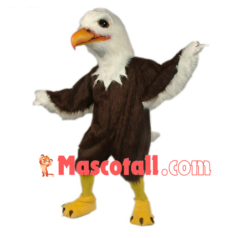 Realistic Bald Eagle Mascot Costume	