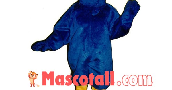 Fierce Blue Eagle Mascot Costume