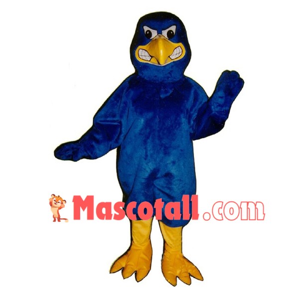 Fierce Blue Eagle Mascot Costume	