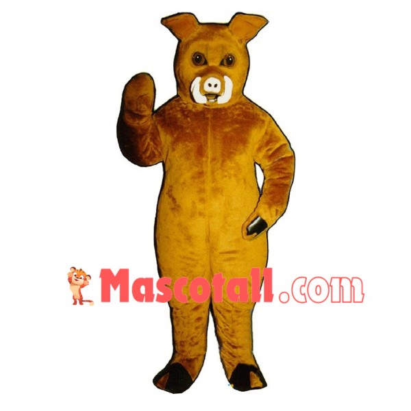 Brown Wild Boar Mascot Costume	